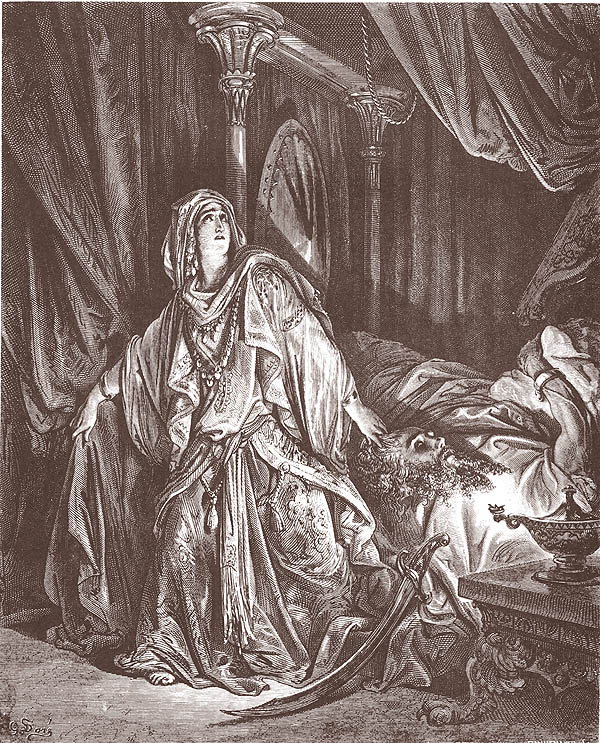 GIUDITTA DECAPITA OLOFERNE giuditta 13,8